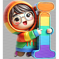 Cartoon letters-CL 546